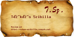 Tőkés Szibilla névjegykártya